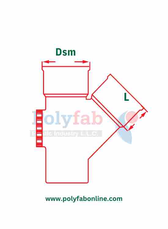 Access Y-Branch 45deg S/W